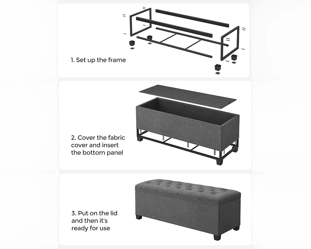 Storage Ottoman Bench - Image 6