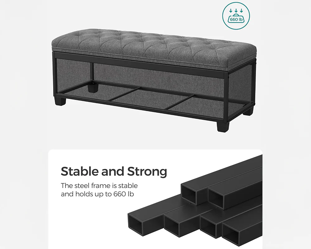 Storage Ottoman Bench - Image 7