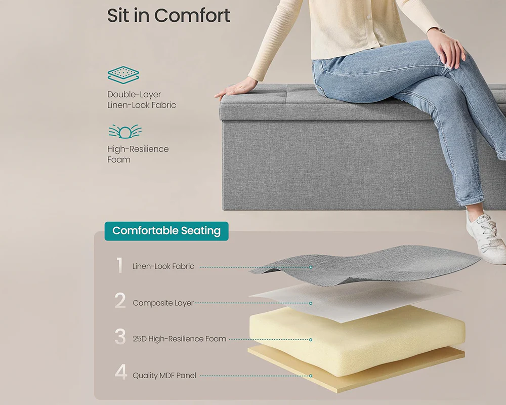 Ottoman with storage - Image 5