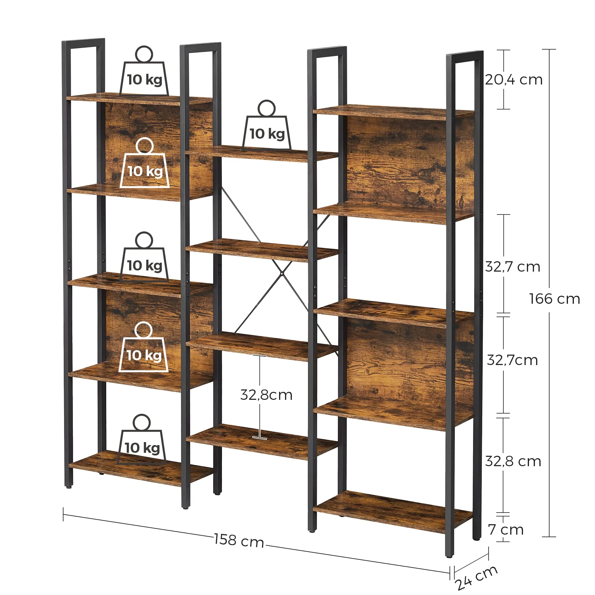 Bookshelf Bookcase - Image 6