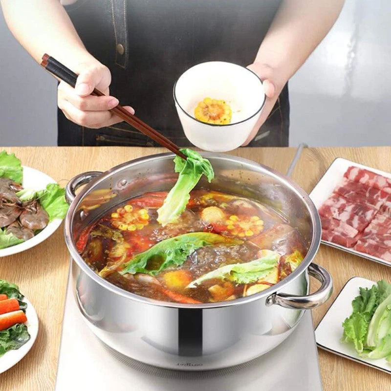 Steamer Cooker 30CM 3-Tier Stainless Steel Steamer Pot - Image 4