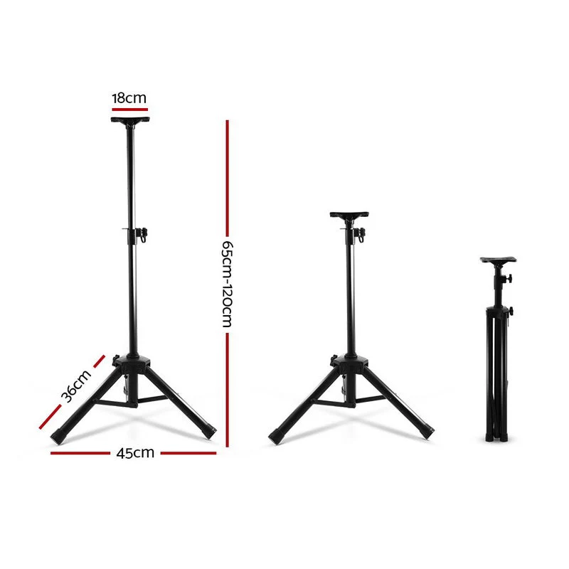 Studio Speaker Stands - Adjustable Height - Pair - Image 2