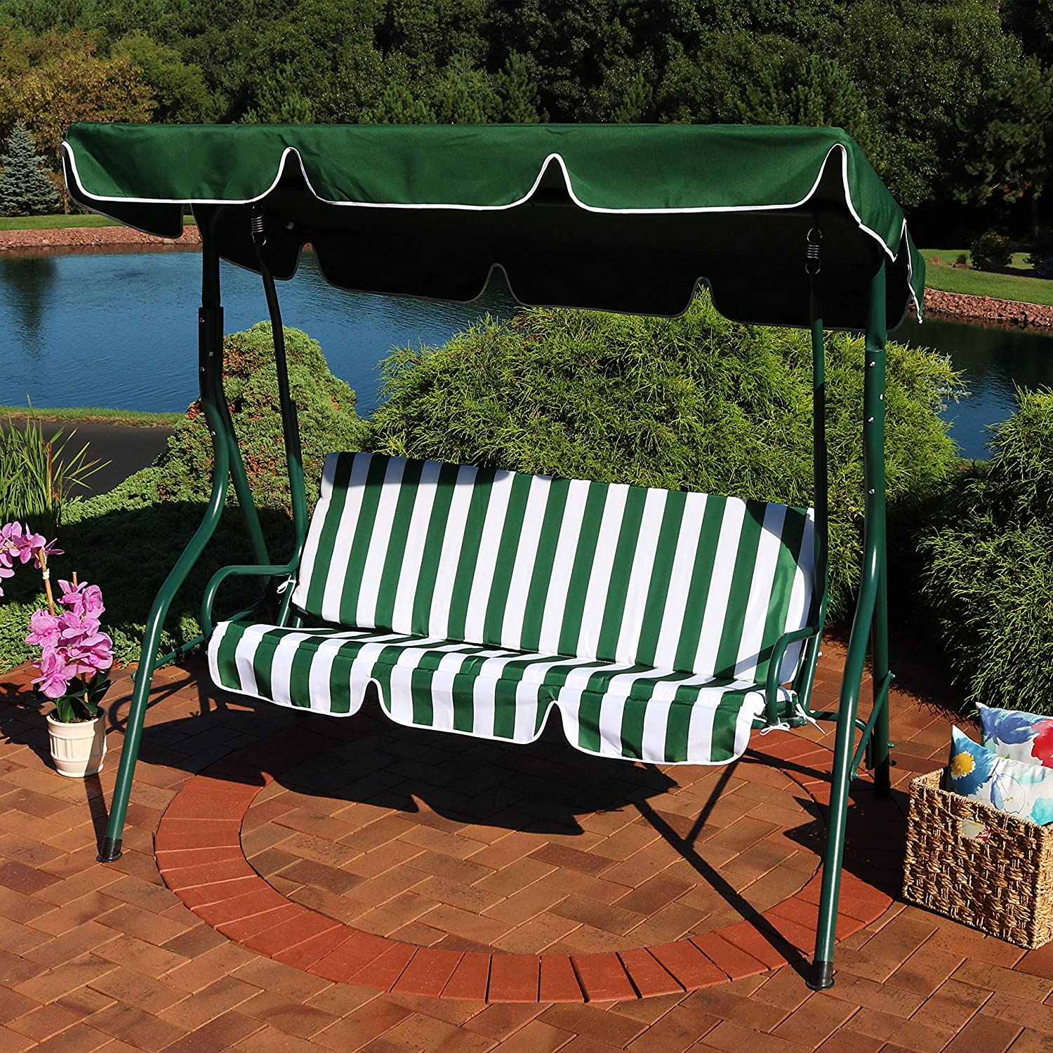 Swing Chair Hammock Outdoor Furniture Garden - Image 4