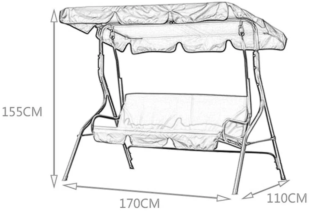 Swing Chair Hammock Outdoor Furniture Garden - Image 9