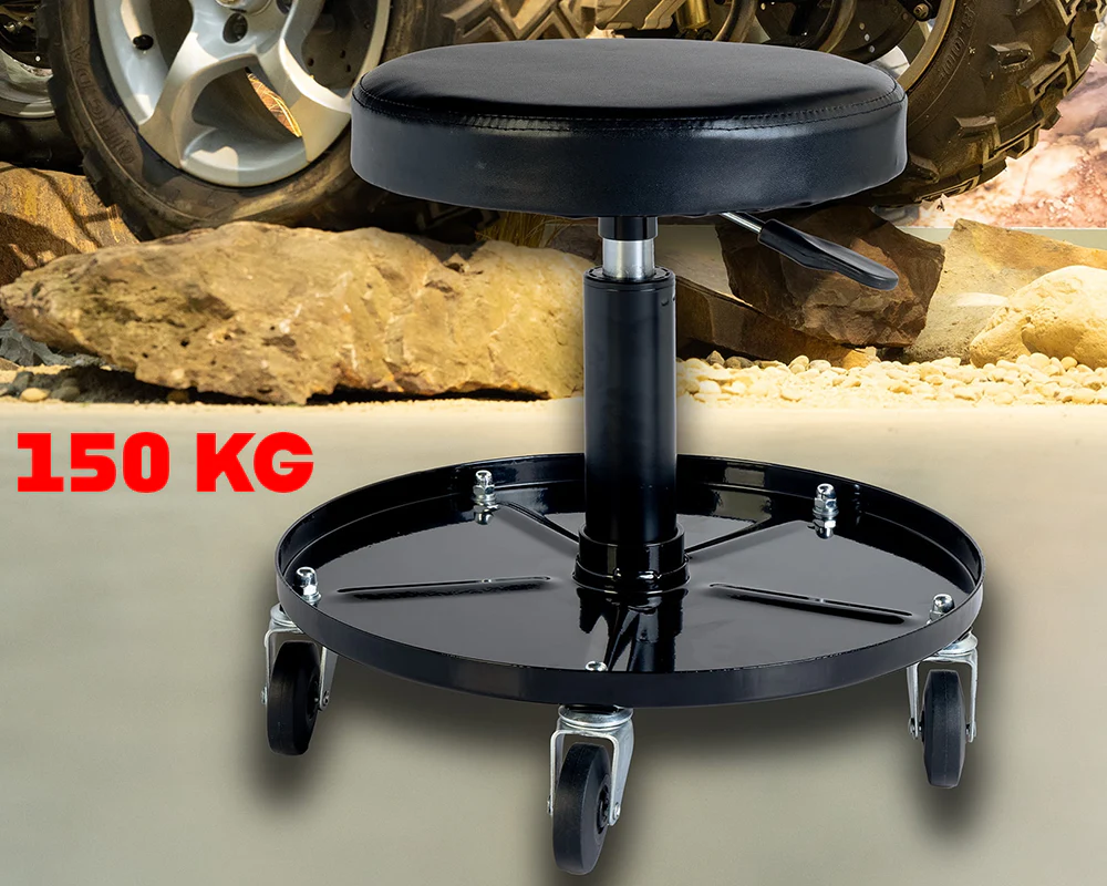 Rolling Shop Stool Mechanics Garage Stool - Image 3