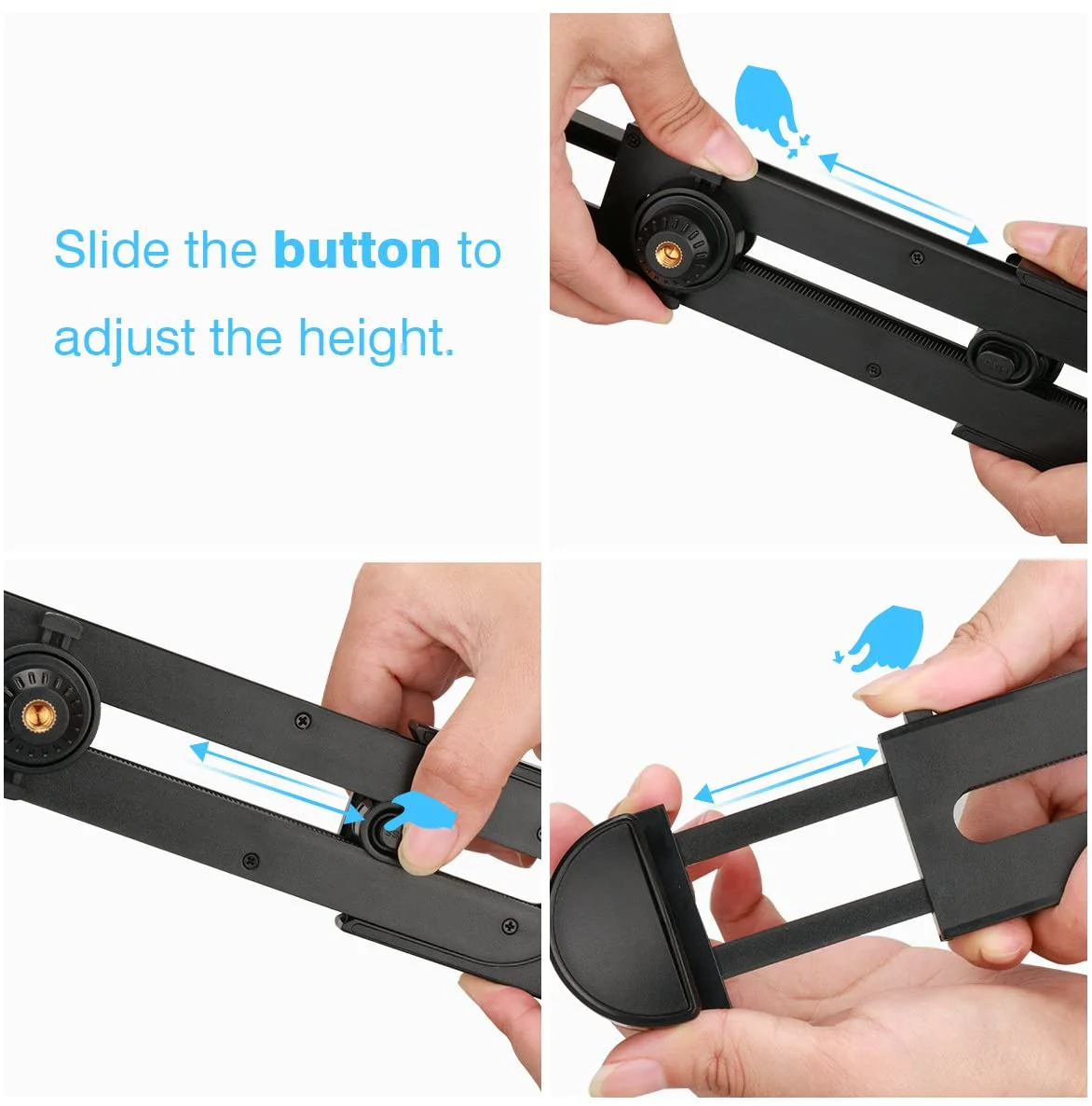Adjustable Tablet Holder for Tripod - iPad Pro, Air, Mini Compatible - Image 6