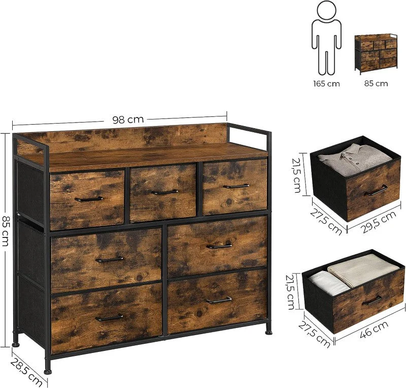 Chest of Drawers Tall boy - Image 7