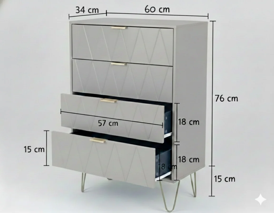 Tallboy Chest of Drawers - Image 11