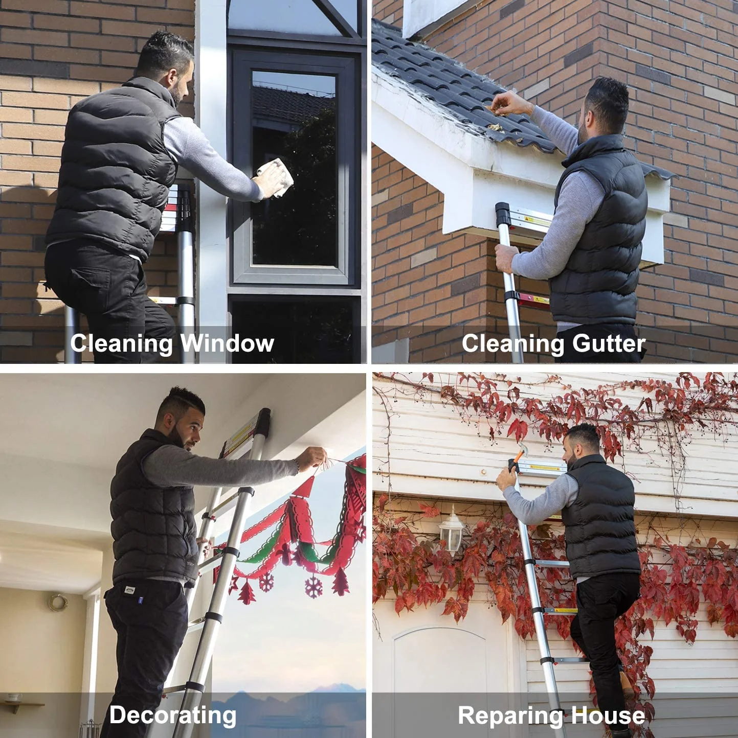 Telescopic Ladder 5m Folding - Image 5
