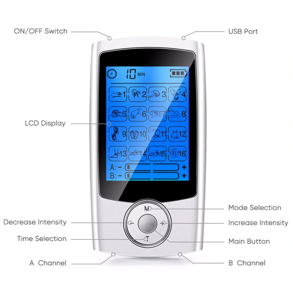 Tens Machine Tens Ems Massager Muscle Stimulation - Image 9