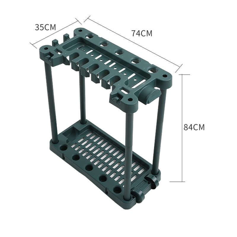Garden Tools Rack Shovel Standing Storage Rack - Image 4