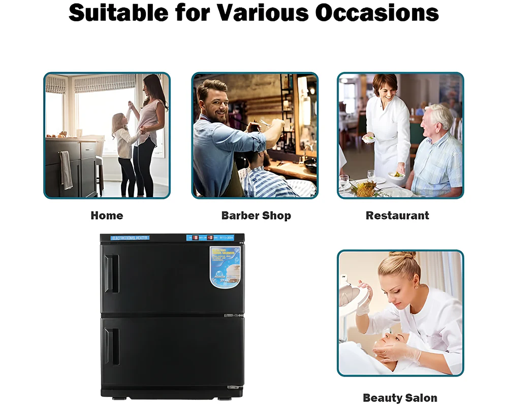 Towel Warmer Sterilizer 32L UV Sterilization Cabinet - Image 6
