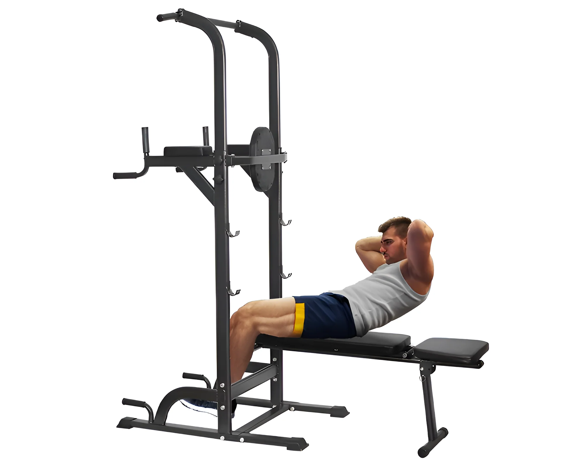 Power Tower Dip Station – Heavy Duty Multi-Function Strength Training Tower - Image 2