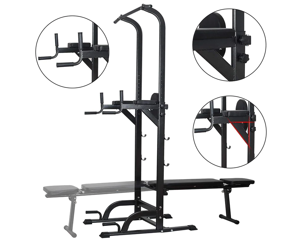 Power Tower Dip Station – Heavy Duty Multi-Function Strength Training Tower - Image 4