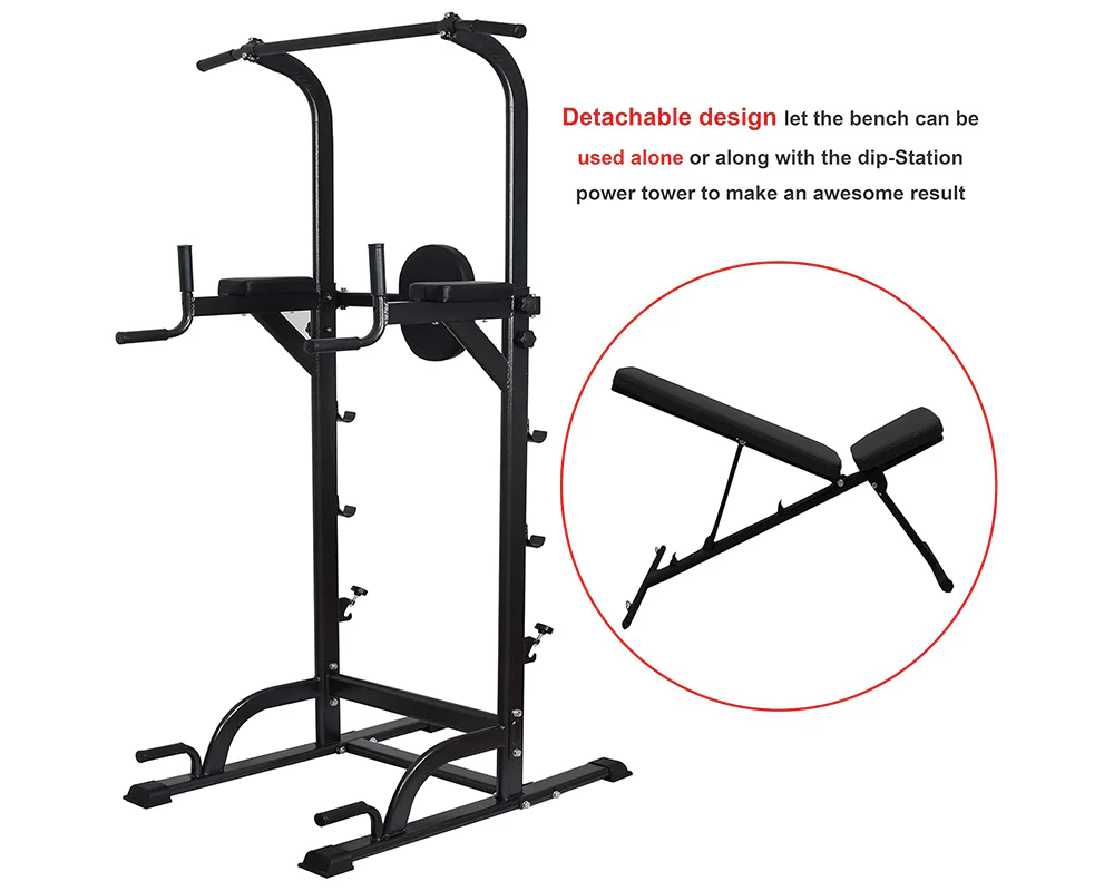 Power Tower Dip Station – Heavy Duty Multi-Function Strength Training Tower - Image 9