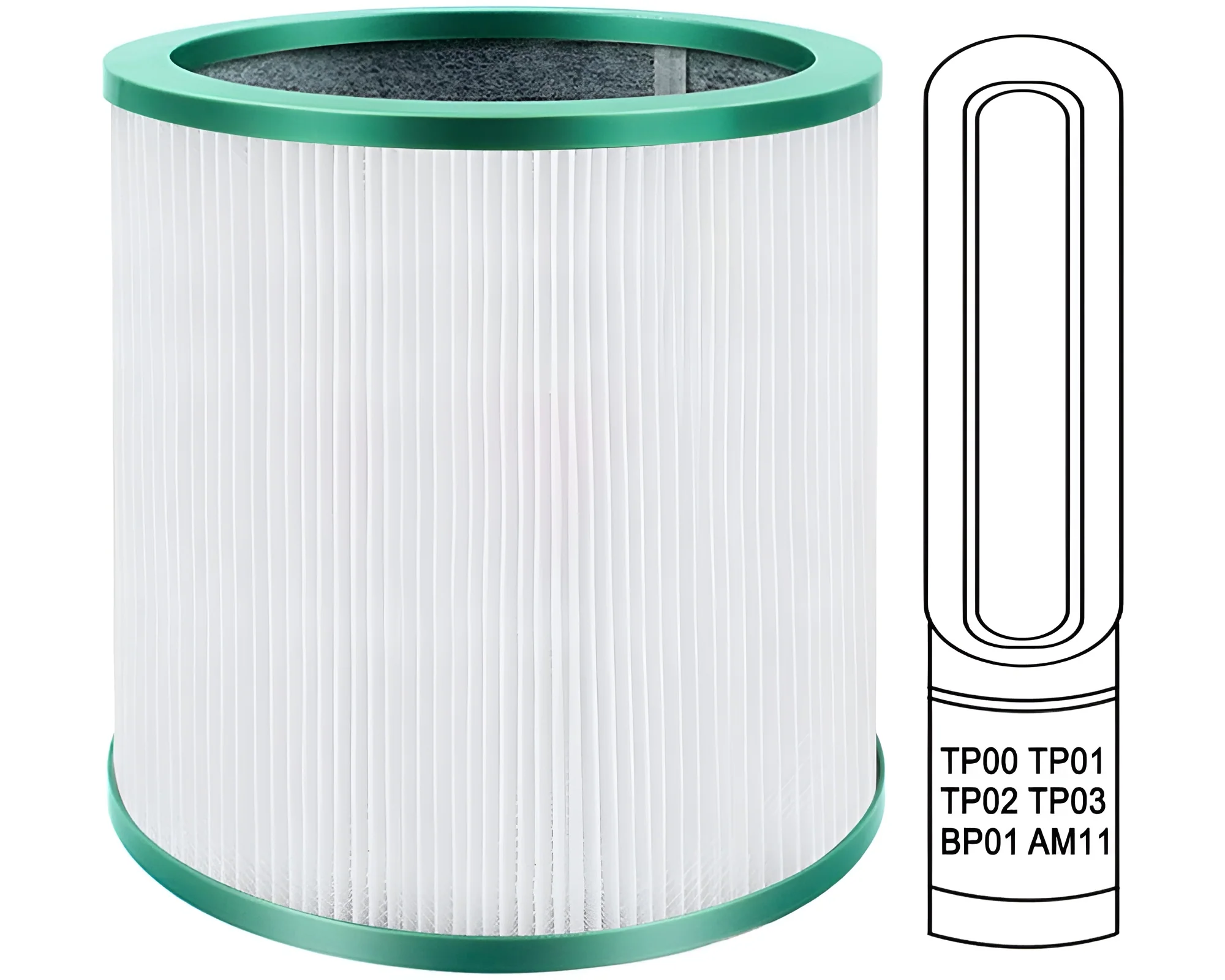 Replacement Filter for Dyson Pure Cool Purifying Fans - Image 2