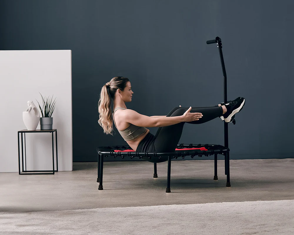 Fitness Trampoline with Adjustable Handle Bar - Image 7