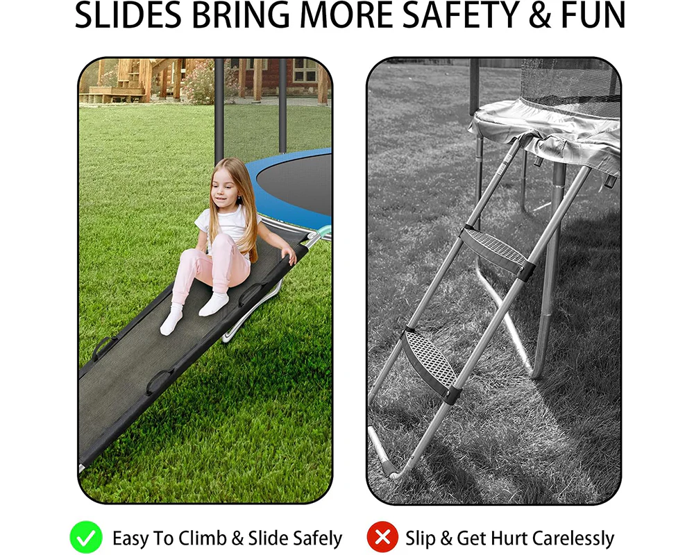 Trampoline Slide Ladder Ramp Kids Slide - Image 7