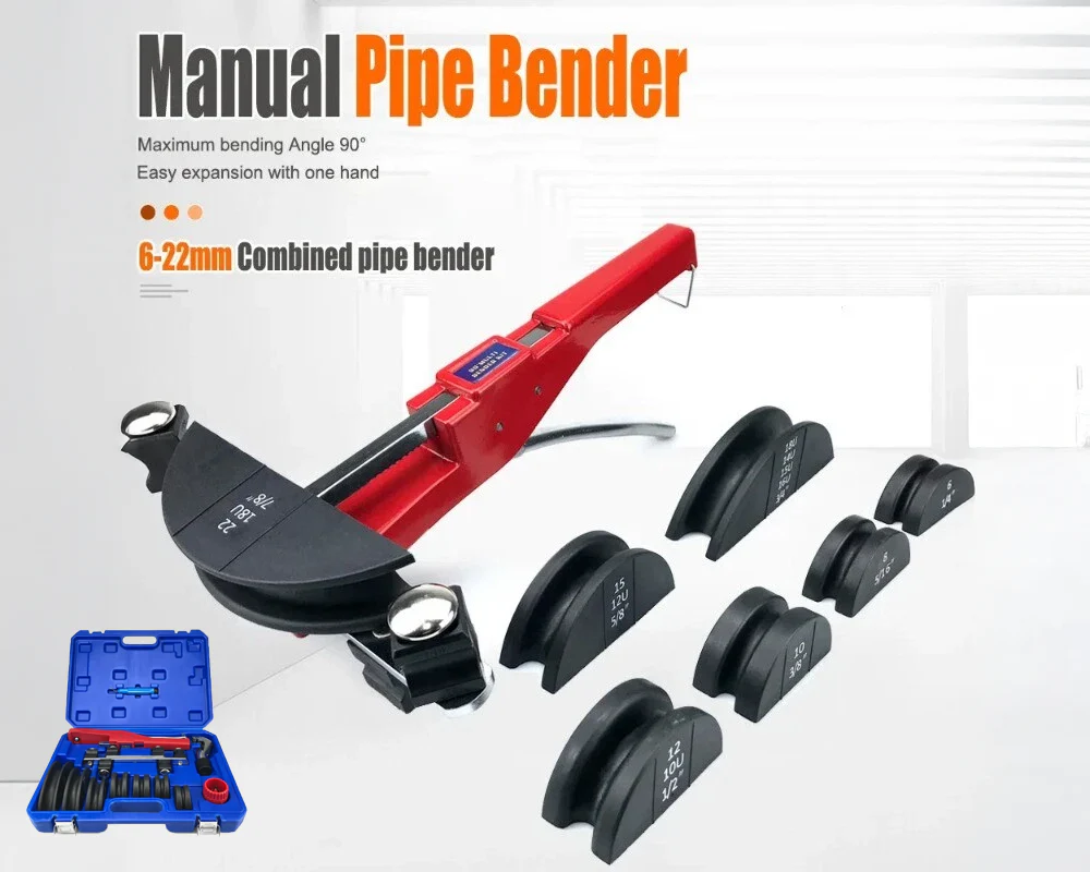HVAC Pipe Tube Bender Tool Set - Image 3