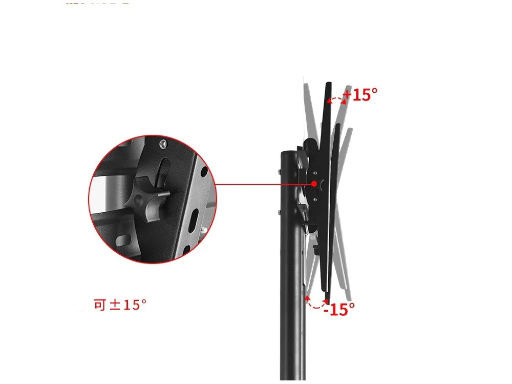 TV Stand TV Bracket on wheels - Image 6