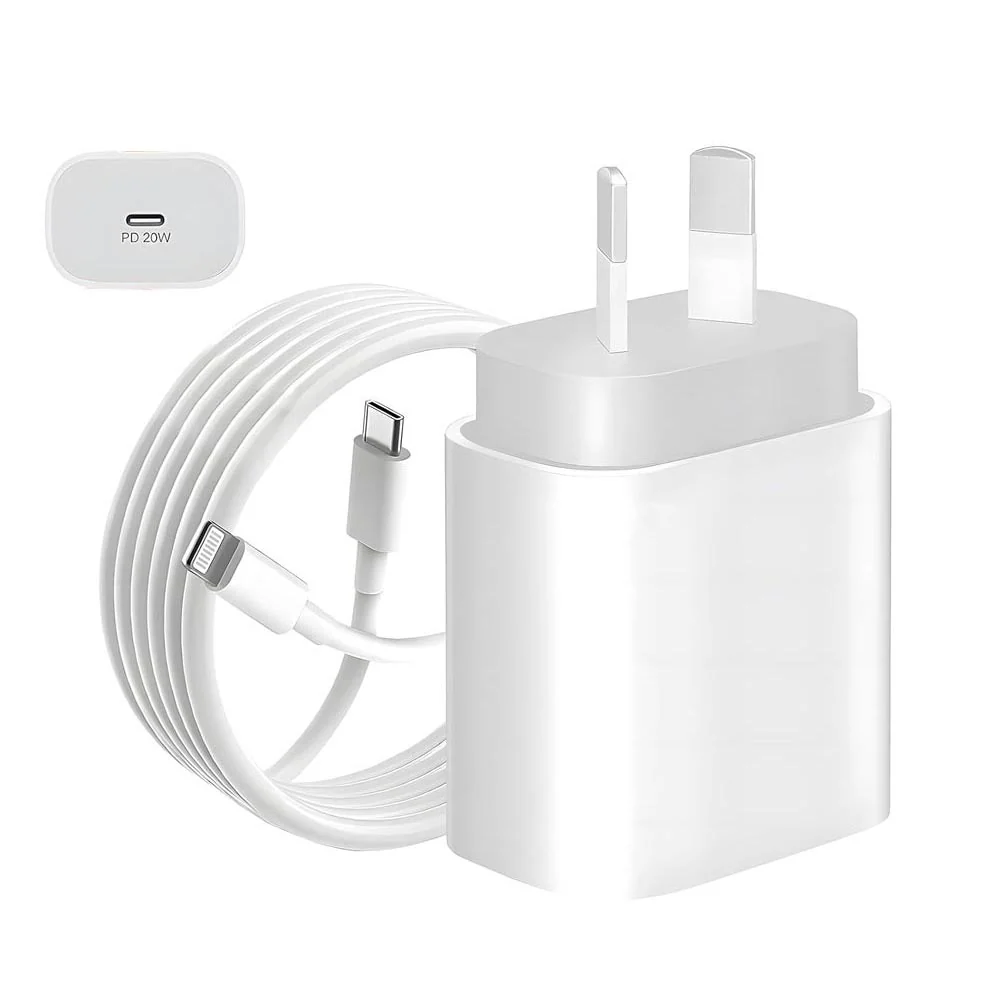 20W iPhone Fast Charger with USB-C to Lightning Cable