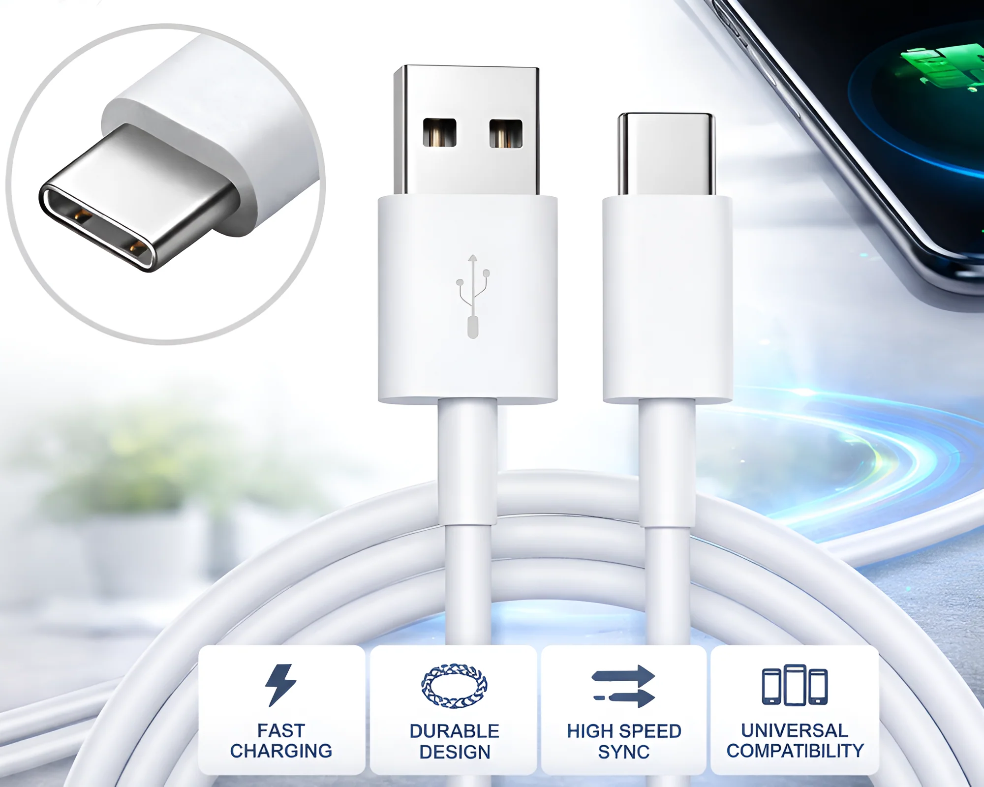 Type C Charging Cable Type C Cable - Image 3