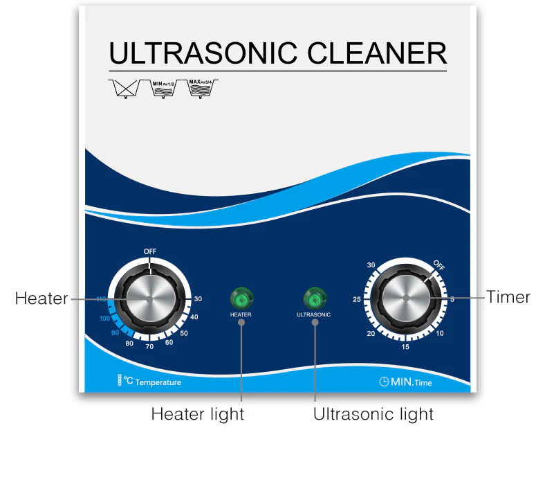 Heated Ultrasonic Cleaner 4.5L - Image 3
