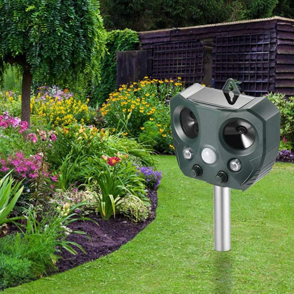 Ultrasonic Solar Powered Insect Animal Repeller Pir Dog Cat Scarer - Image 5