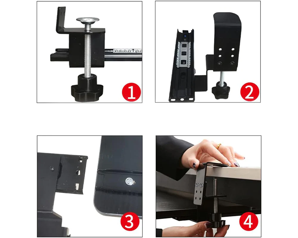 Under Desk Keyboard Drawer / Tray - Image 8