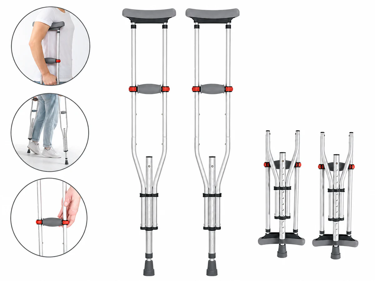 Foldable Underarm Crutches - Image 2