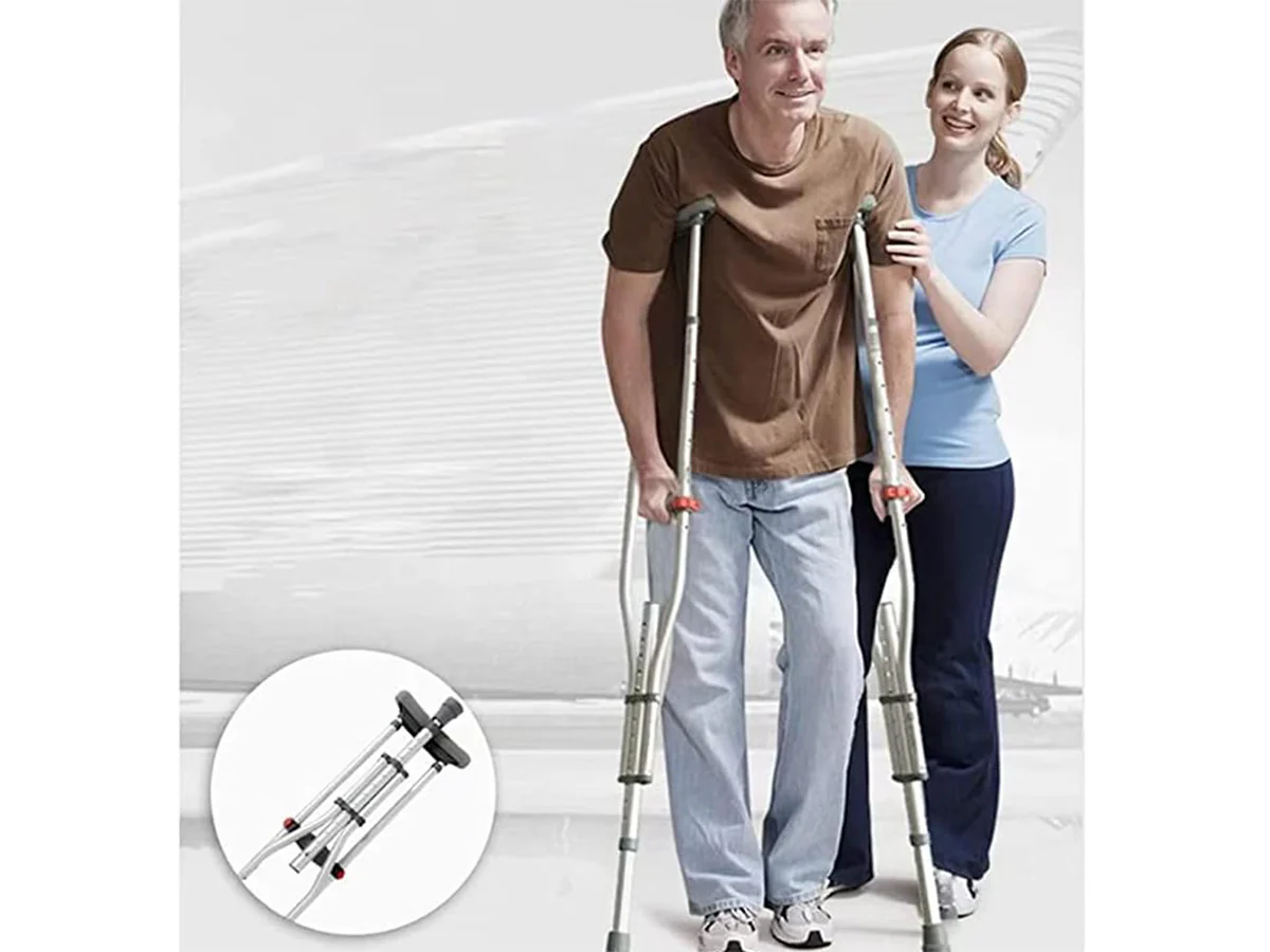Foldable Underarm Crutches - Image 4