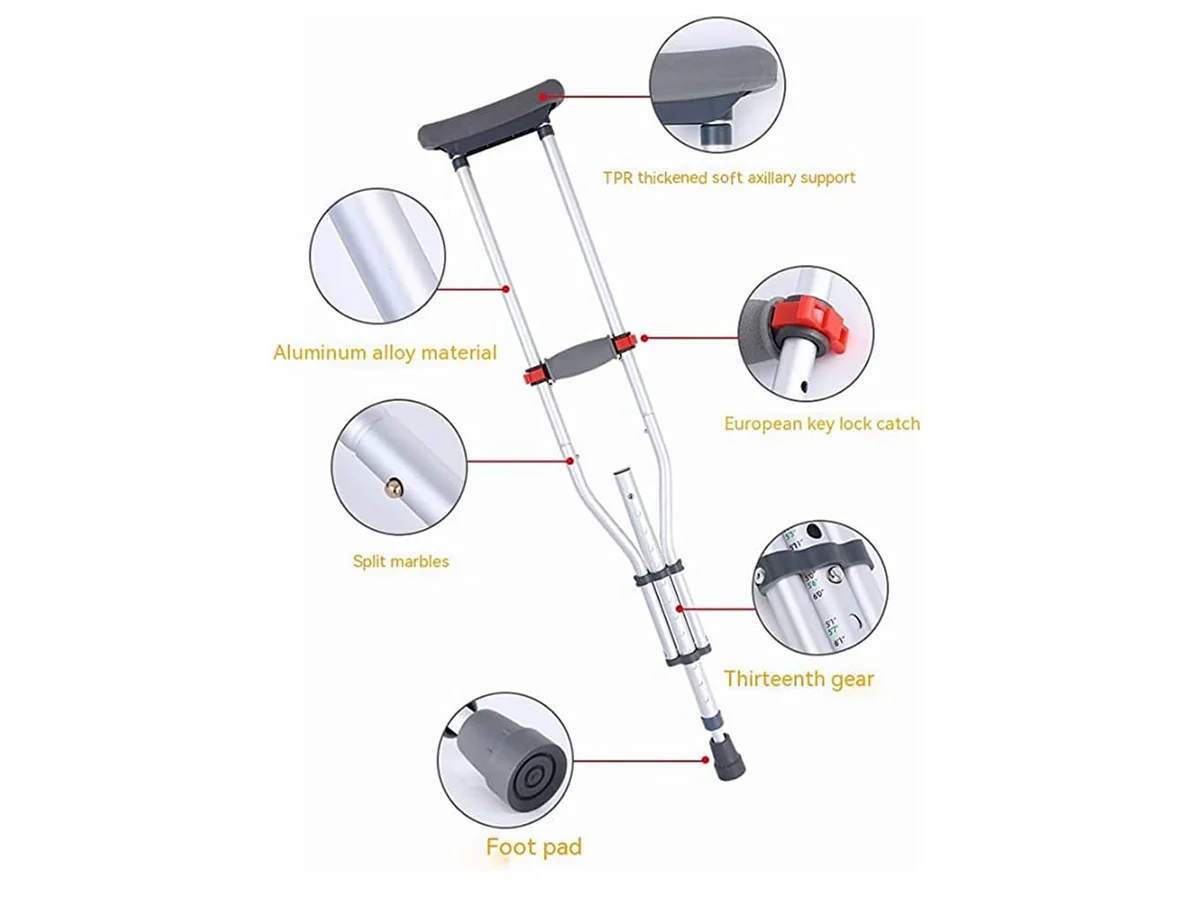 Foldable Underarm Crutches - Image 8