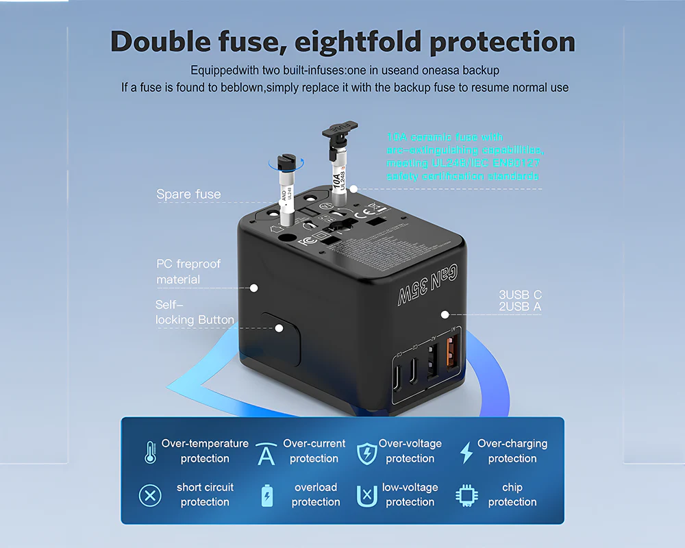 Universal Travel Adapter - Image 6