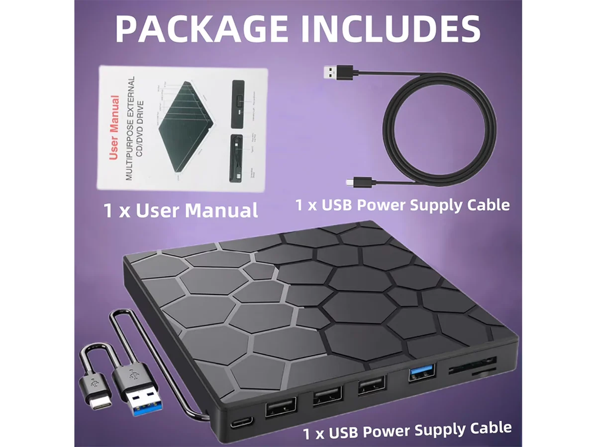 External DVD Drive CD/DVD Writer - Image 3