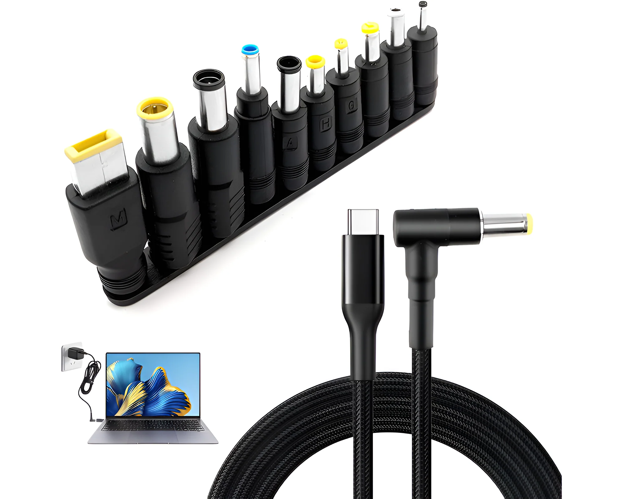 Universal USB-C Charger Cable for Dell Lenovo Asus Hp Acer Laptop - Image 2