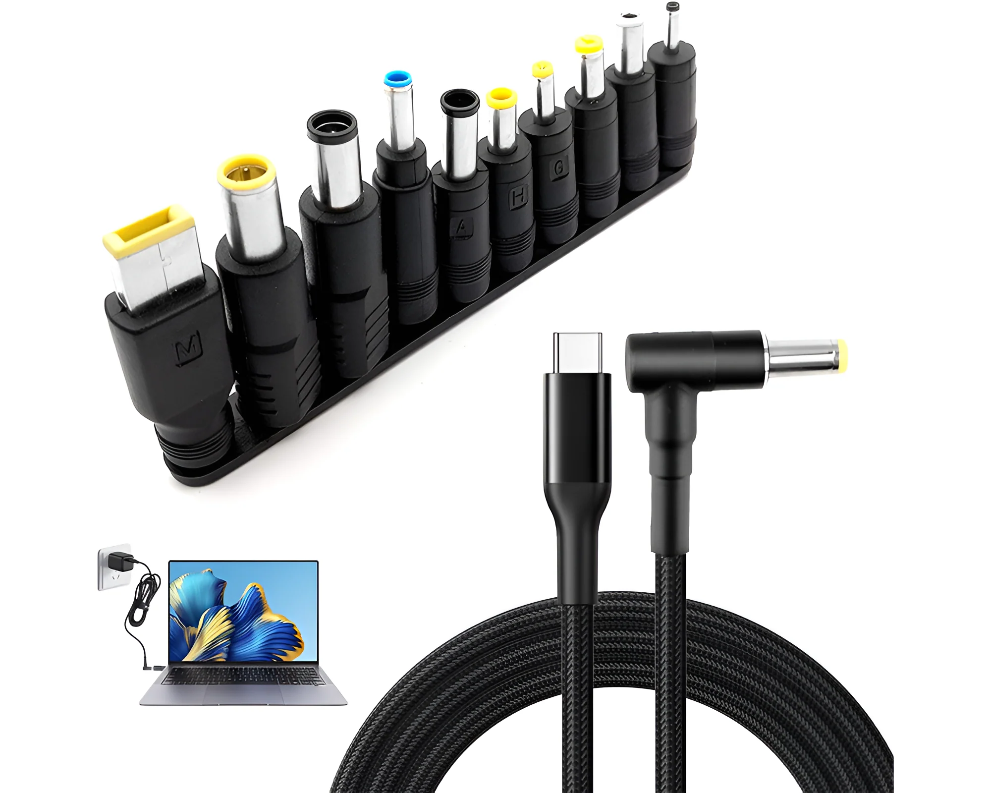 Universal USB-C Charger Cable for Dell Lenovo Asus Hp Acer Laptop - Image 9