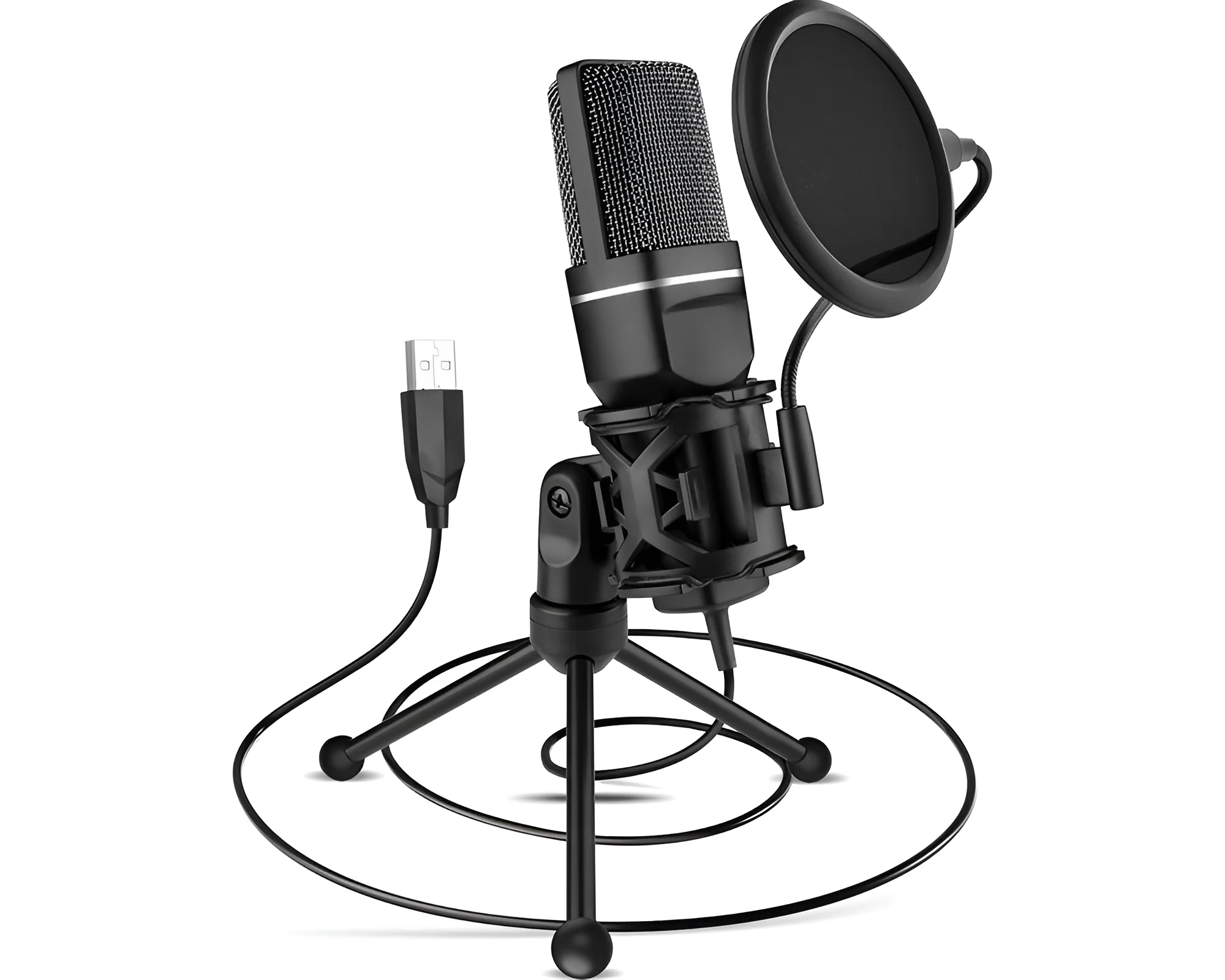 USB Condenser Microphone - USB Condenser Microphone Kit for PC & Gaming - Image 2