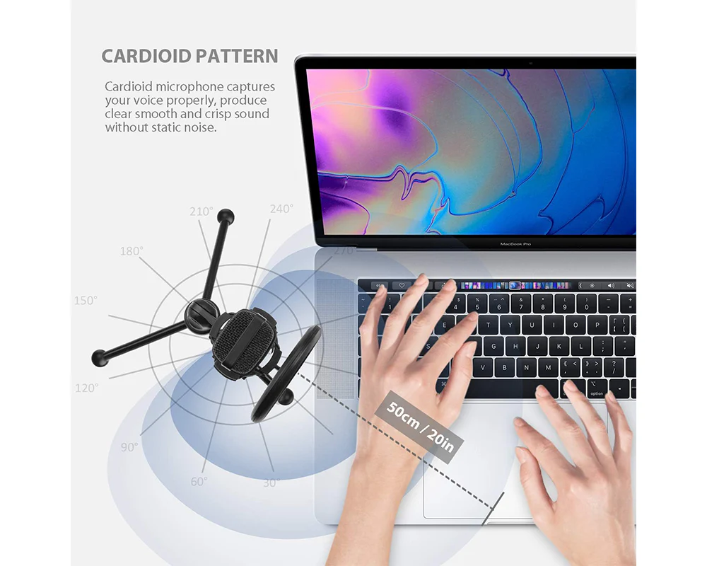 USB Condenser Microphone - USB Condenser Microphone Kit for PC & Gaming - Image 7