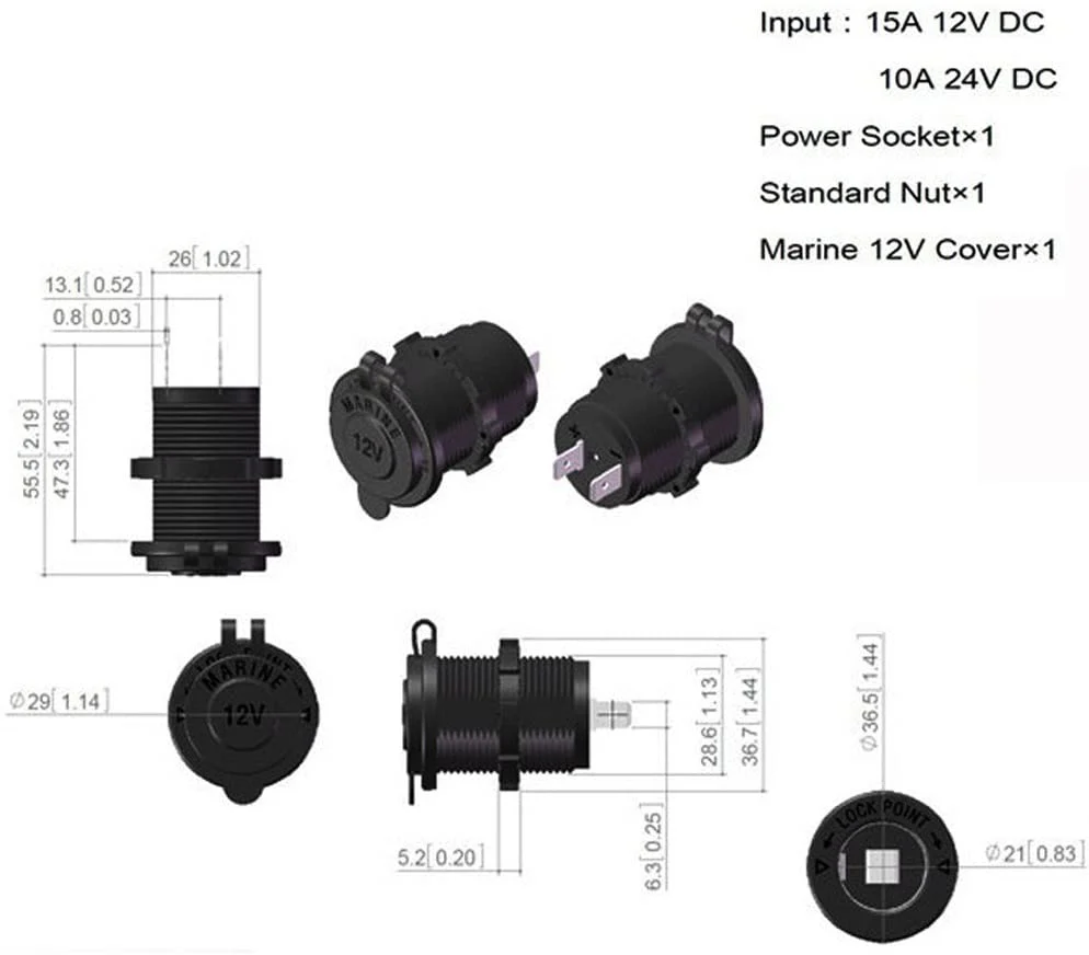 Usb Socket 12V/24V - Image 8