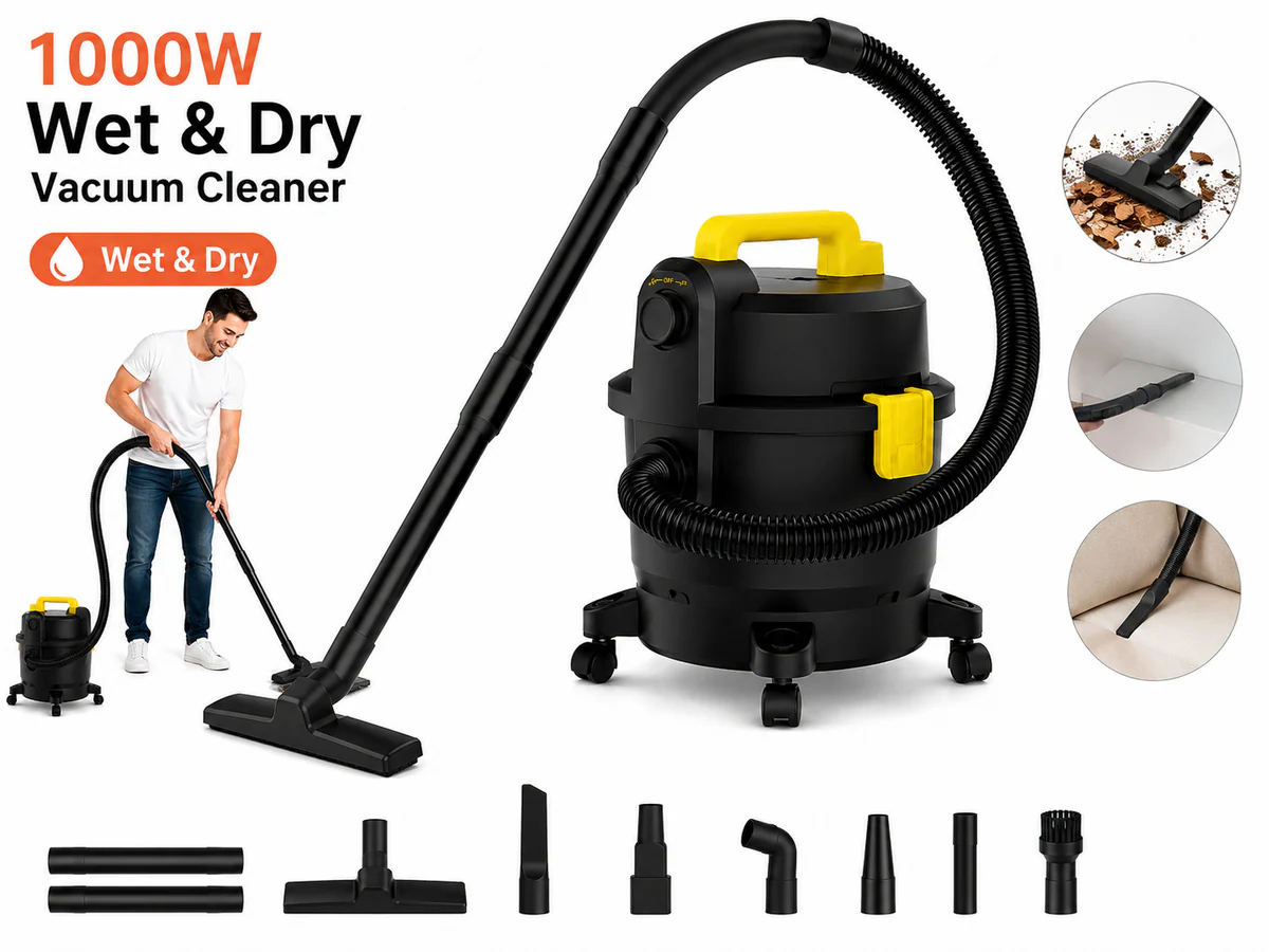 Wet and Dry Vacuum Cleaner 1000W - Image 2