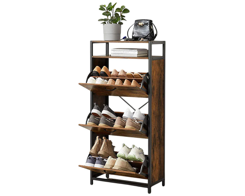 Shoe Rack Storage with 3 Compartments - Image 11