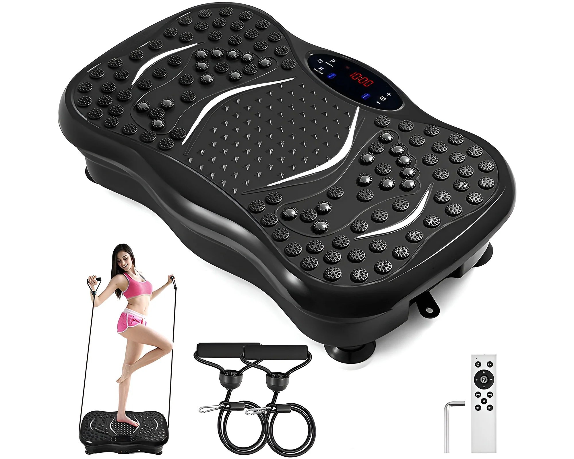 Full Body Fitness Vibration Plate Exercise Machine for Home Gym - Image 2