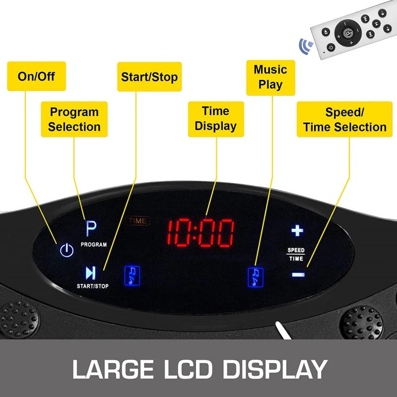 Full Body Fitness Vibration Plate Exercise Machine for Home Gym - Image 7