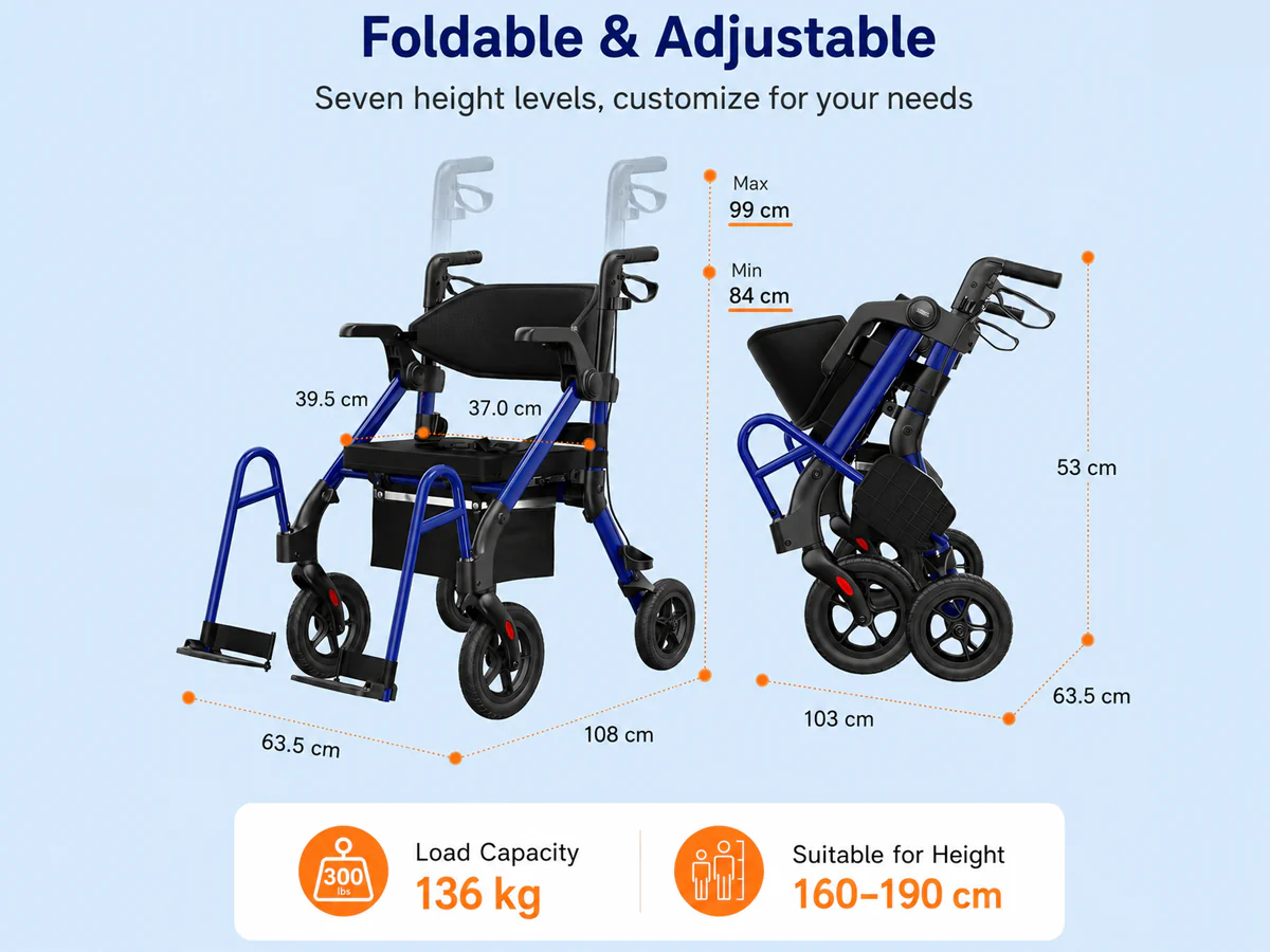 Folding Mobility Walker - Image 3