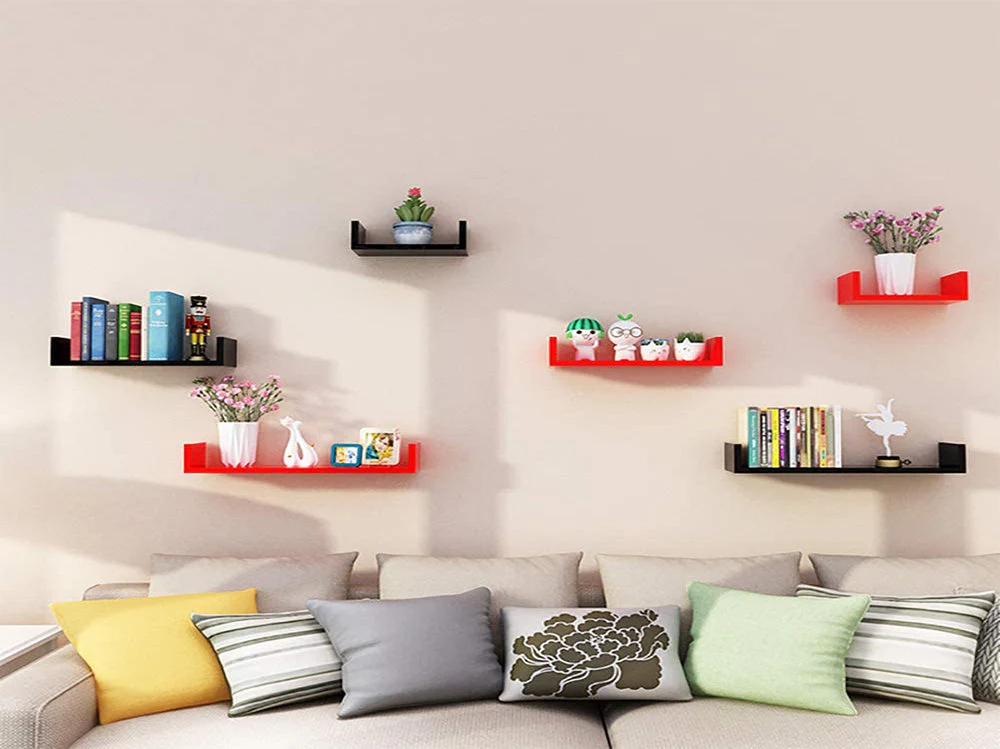 Wall Shelf Wall Shelves 3PCs/Set Floating Display Shelf - Image 5