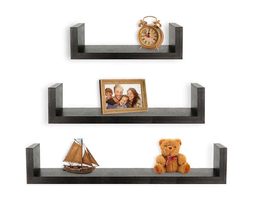 Wall Shelf Wall Shelves 3PCs/Set Floating Display Shelf - Image 9