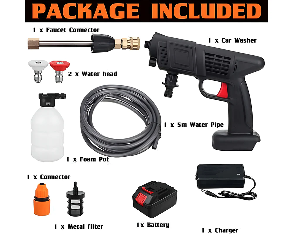 Car Washer Pressure Washer Kit - Image 3