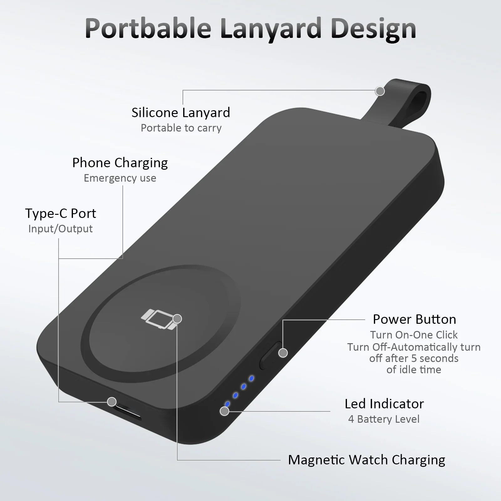 Apple Watch Portable Wireless Charger - Image 6