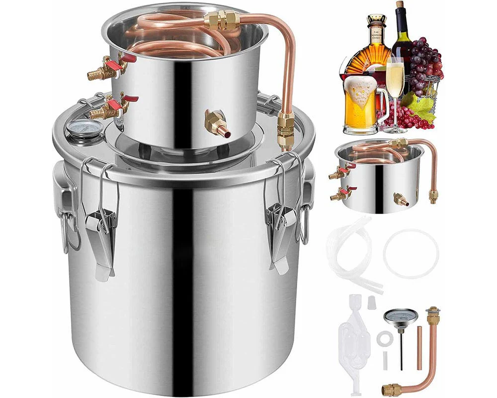 Alcohol Distiller Still Water Wine Spirits Brew Home 21L - Image 11
