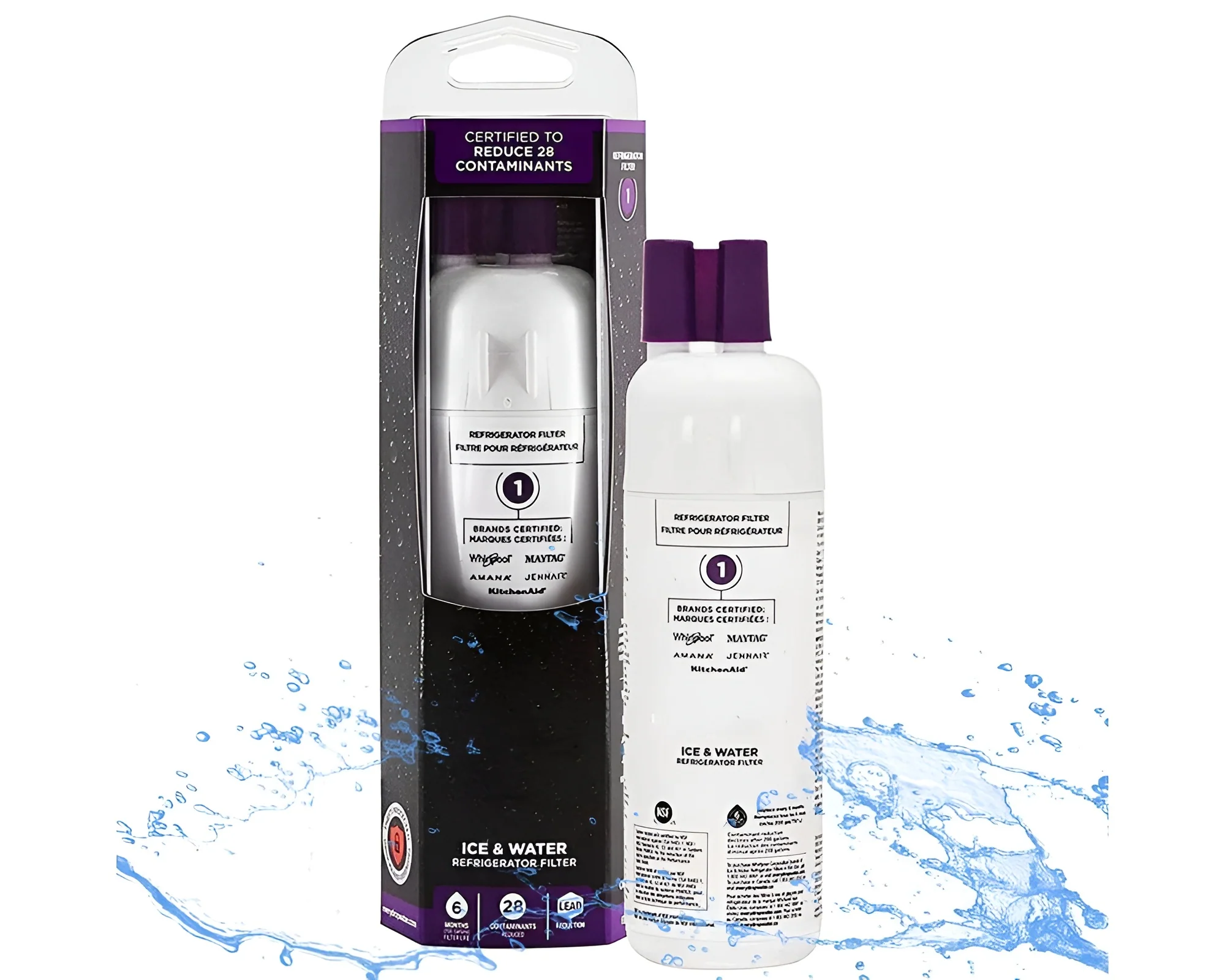 Whirlpool Ice Water Refrigerator Filter 1, EDR1RXD1 - Image 3